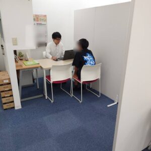 生徒面談の様子