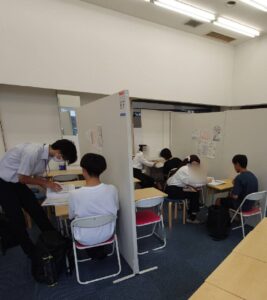 中3男子の頑張る様子